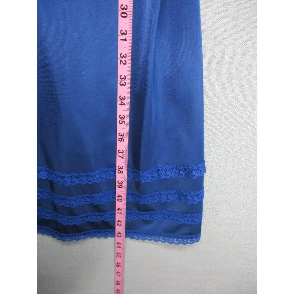 Figurfit Blue Elegant Chic Slip Dress Women Size 42‎